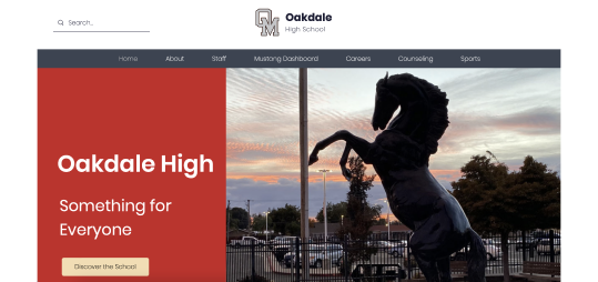 Oakdale Aquatics website screenshot